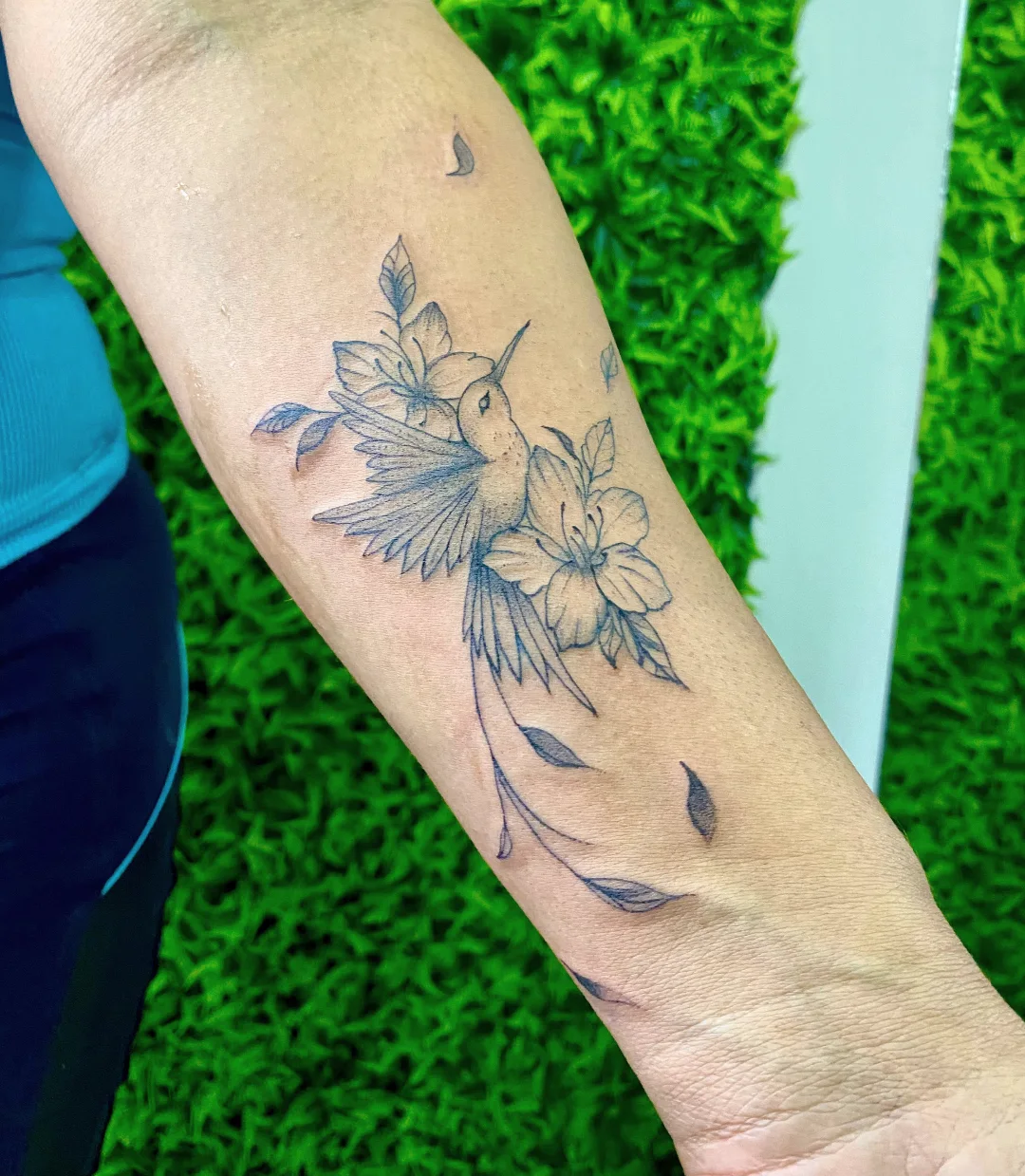 Tattoo botânico delicada 2